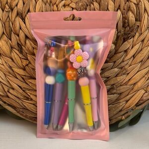 🆕 Spring Easter Beaded Pens Set Of 6